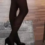 Getragene schwarze Strapse – Queen’s Choice #01