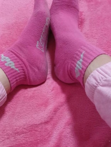 Pinke Socken