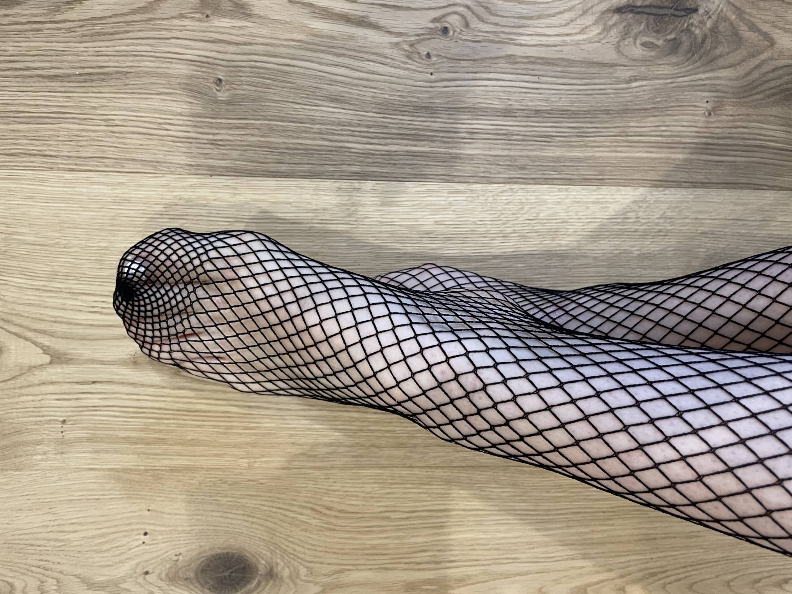 Netzstrümpfe schwarz 2 Netzstrümpfe schwarz – Bild 2