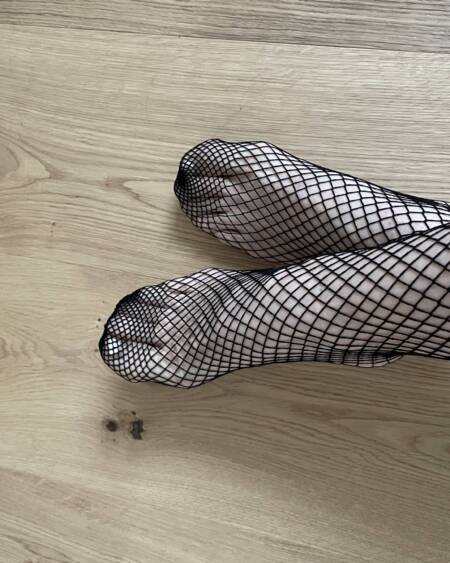 Netzstrümpfe schwarz