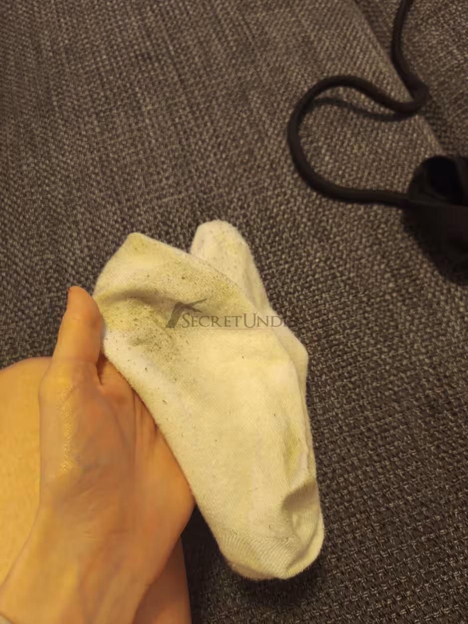 Getragene Socken
