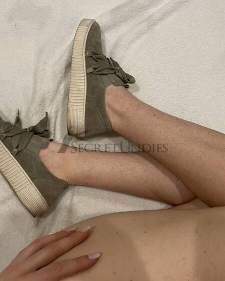 Grau-Grüne Sommerschuhe Gabor