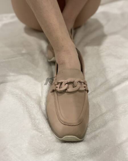 Beige-Rosa Ballerinas Tamaris