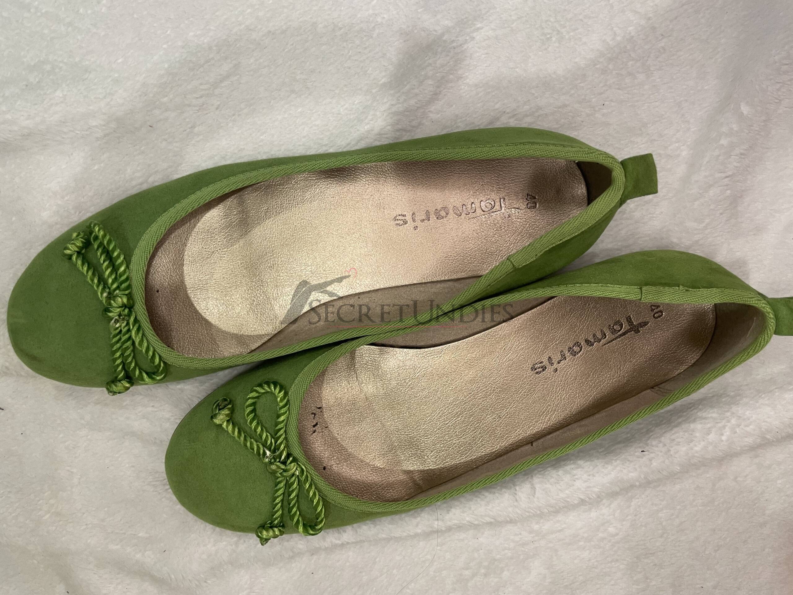 Grüne Ballerinad Tamaris 💚 6 Grüne Ballerinad Tamaris 💚 – Bild 6