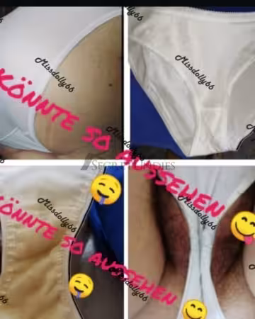 Kategorie getragene Jeans & Hosen kaufen 7 Behaarte Pussy versaut deinen Slip, Gr. L