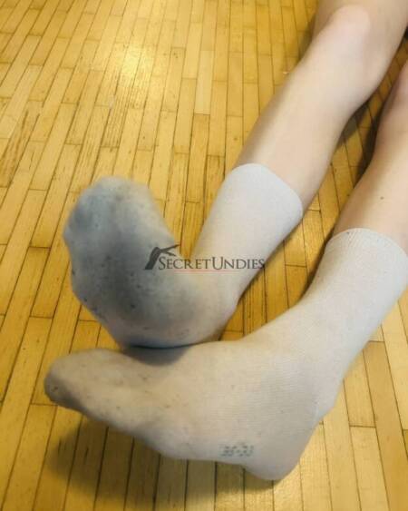 Lange weise socken von der verschwitzten Sofie