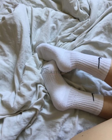 Socken getragen