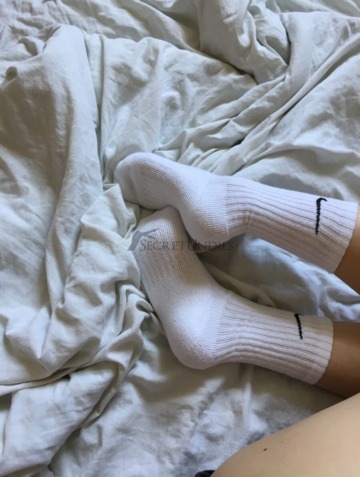Socken getragen