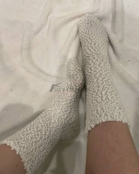 Weiße Wollsocken 2.0