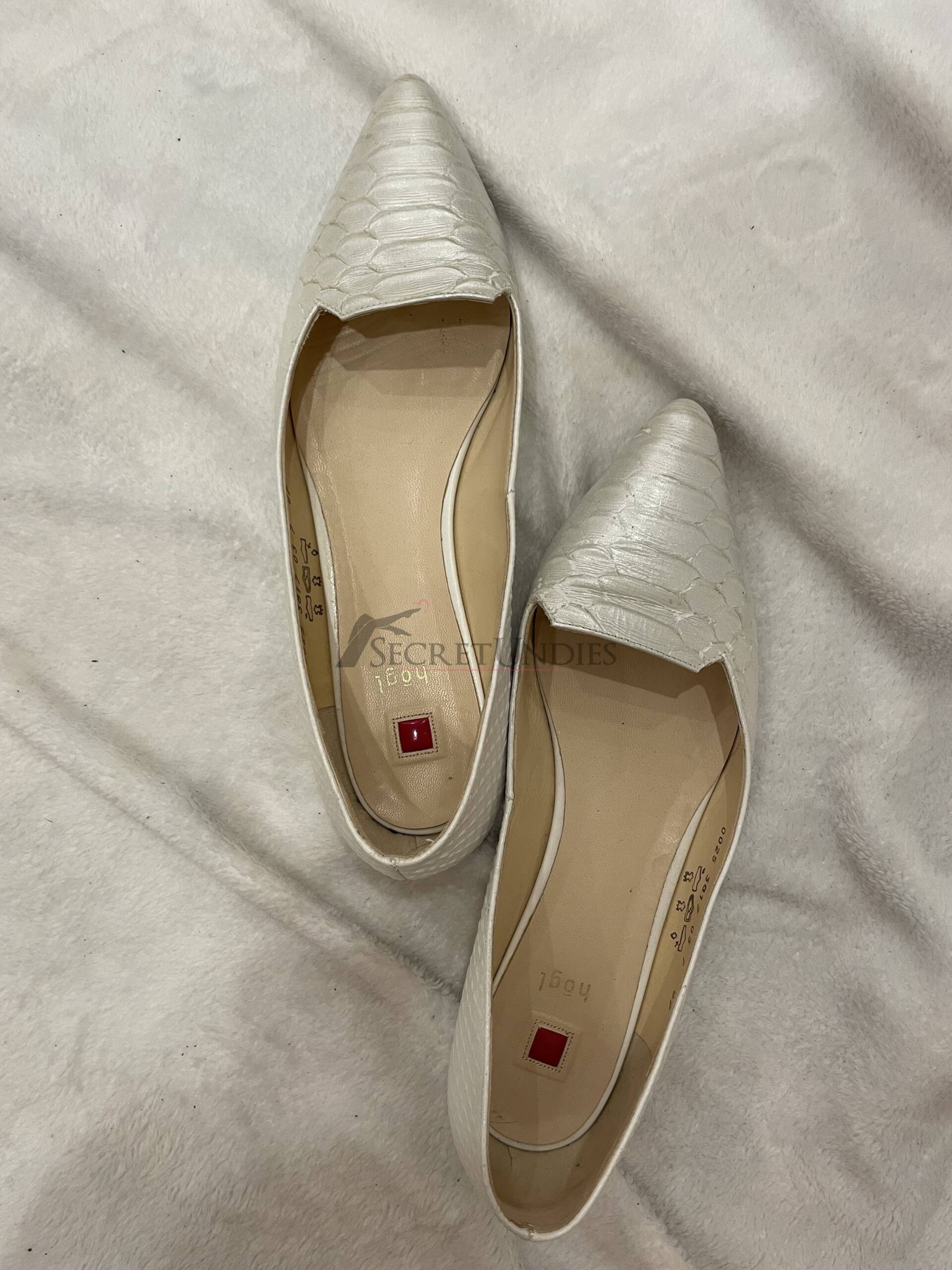 Weiße Ballerina Högl 5 Weiße Ballerina Högl – Bild 5