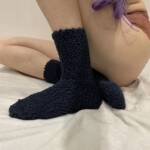 Schwarze Wollsocken 🖤