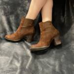 Braune Boots weicher Lederlook Paul Green 4 Braune Boots weicher Lederlook Paul Green