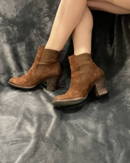 Braune Boots weicher Lederlook Paul Green