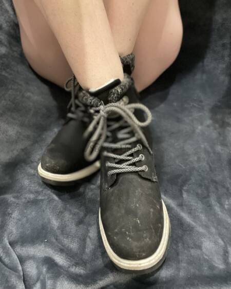 Schwarze Winterboots - Fila