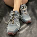 Türkis-blaue Sportschuhe - Salomon 4 Türkis-blaue Sportschuhe - Salomon