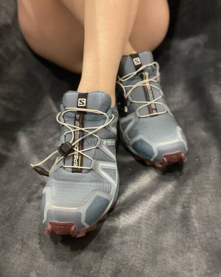 Türkis-blaue Sportschuhe - Salomon