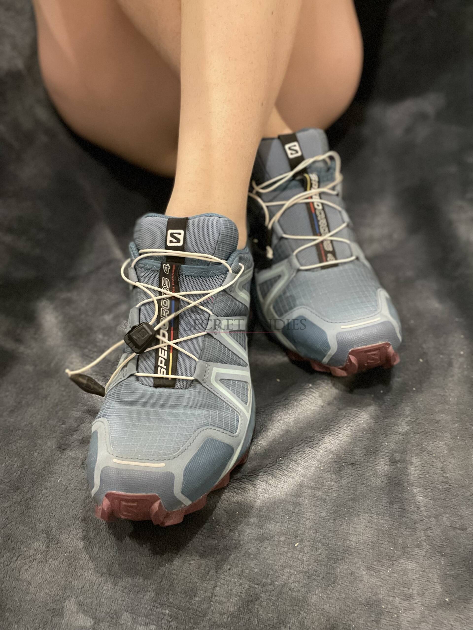 Türkis-blaue Sportschuhe - Salomon 1 Türkis-blaue Sportschuhe - Salomon