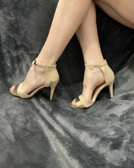 Beige High Heels