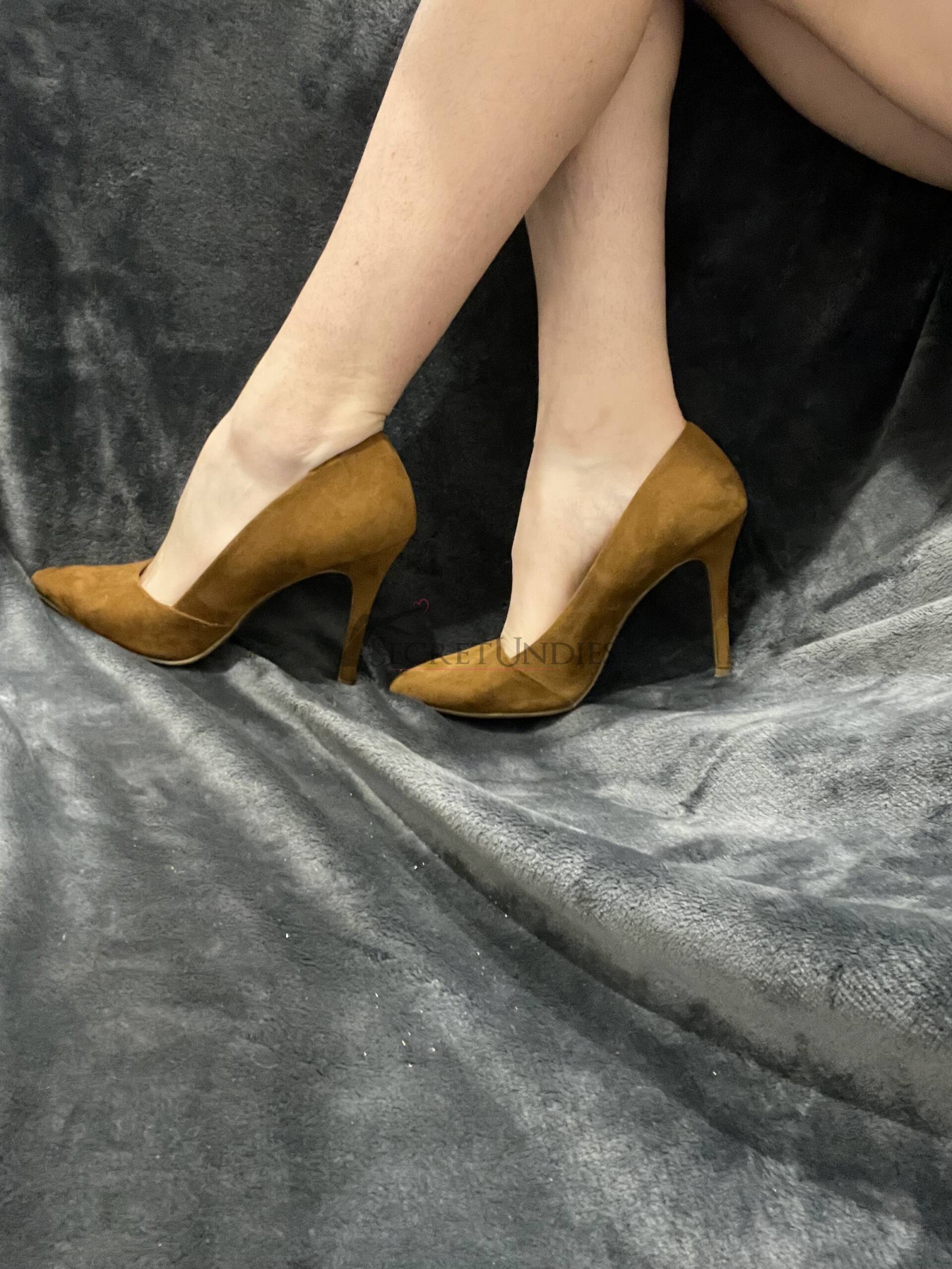 Hellbraune High Heels 1 Hellbraune High Heels