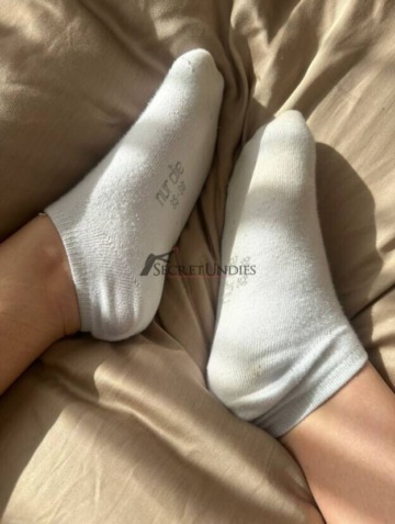 Getragene Socken