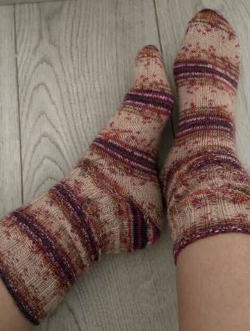Kuschelsocken (5 Abende getragen)