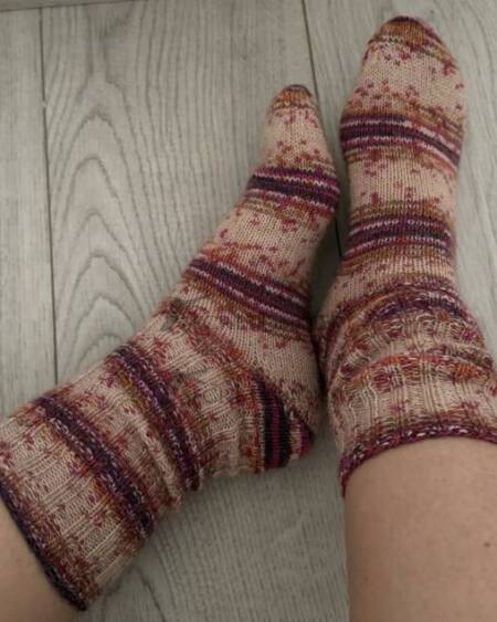 Kuschelsocken (5 Abende getragen)