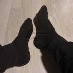 Schwarze Socken - Größe 38/39