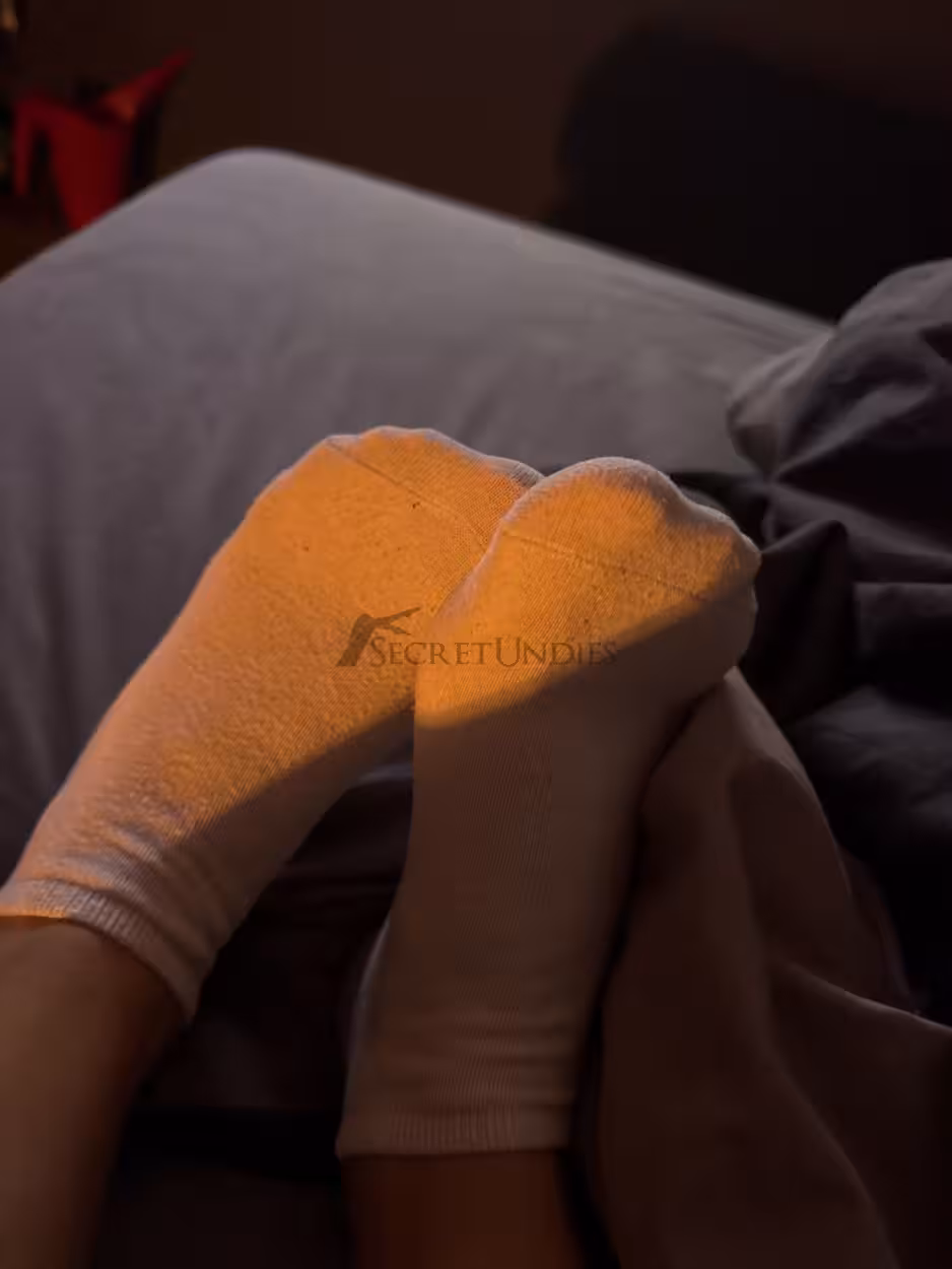 Getragene Socken