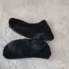 2 Tage getragene schwarze Sneakersocken