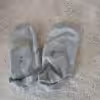 getragene Sneakersocken