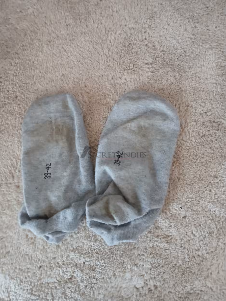 getragene Sneakersocken – Bild 3