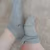 getragene Sneakersocken