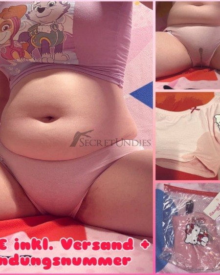 Vollgepisstes Höschen von süßer, dicken Little