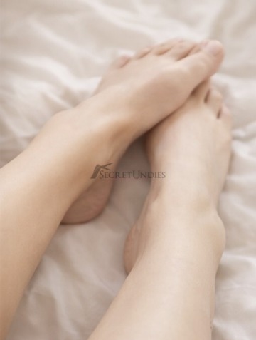 Socken – nach Wunsch getragen