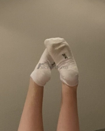 Getragene weiße Calcetines
