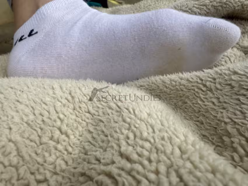 Getragene Socken