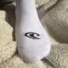 Getragene Socken