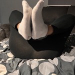 Weiße Sneaker Söckchen