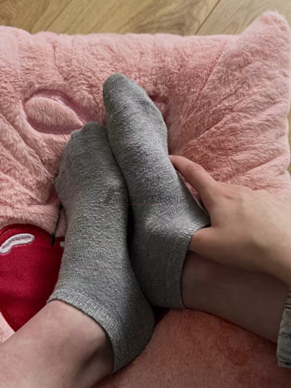Getragene Socken