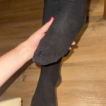 24 Stunden getragene Socken