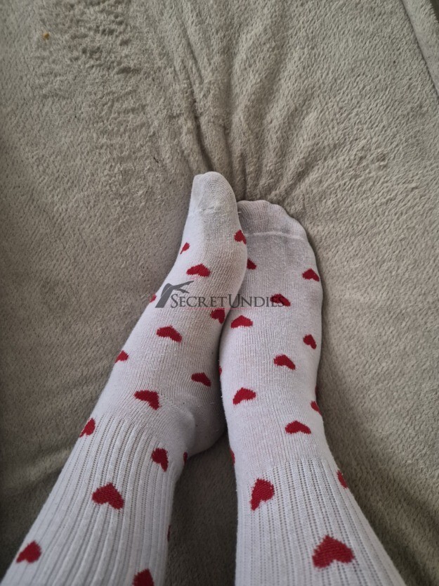 Socken mit herz 1 Socken mit herz