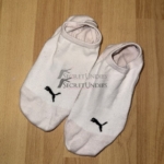 Getragene Sneakersocken