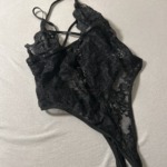 Schwarzes Dessou - 2 Tage getragen