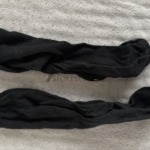 Schwitzige Arbeitsstiefel Socke