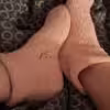 Pinke Kuschelsocken- 5 Tage getragen