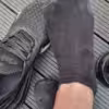 Getragene Sneakersocken