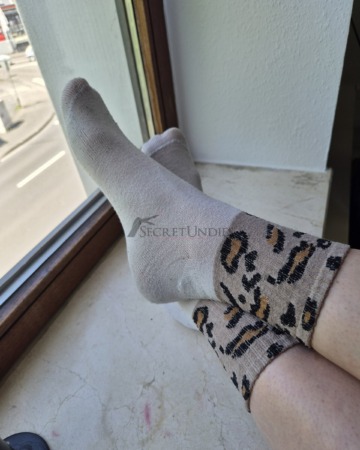 Verschwitzte Leo-Socken