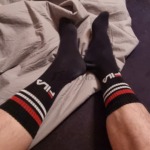 🧦 FILA 🧦 Socken in Kampfstifel getragen 9 🧦 FILA 🧦 Socken in Kampfstifel getragen