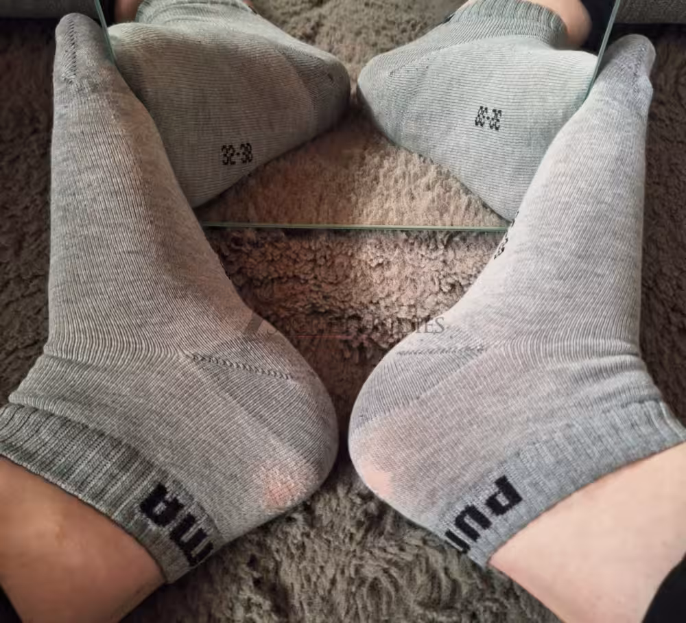 Graue Puma Socken - Lieblingssocken – Bild 2
