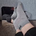 Graue Puma Socken - Lieblingssocken